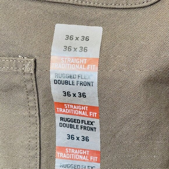 Carhartt Rugged Flex® Straight Fit Duck Double-Front Utility Pants 36 Tall NWT - Picture 6 of 11